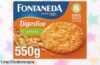 Deliciosas galletas Digestive con Avena Fontaneda, 4x550 g de snack crujiente y rico en fibra a un precio loco que solo aparece una vez. ¡Disfruta cuidándote mientras saboreas!