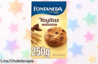Deliciosas galletas con pepitas de chocolate Fontaneda Yayitas, ¡rebajadas a un precio de escándalo! Regaláte un dulce capricho que alegrará tus días.