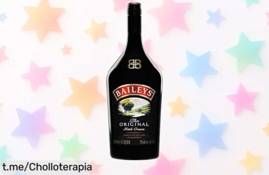 Delicioso licor cremoso Baileys Original Irish Cream de 1500 ml, ¡ofertón que no se repite! Sabores a vainilla y chocolate para brindar momentos inolvidables.