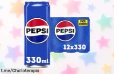 Delicioso pack de 12 latas de Pepsi, la cola que anima cualquier plan. Oferta brutal en tu mano: ¡no te quedes sin los refrescos más fresquitos y sabrosos!