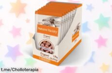 Delicioso paté para perros mini Nature’s Variety con pavo: 8 latitas que cuidan su digestión y le dan un festín a precio loco, tu perro es feliz ¡y tú también!
