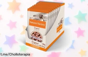 Delicioso paté para perros mini Nature’s Variety con pavo: 8 latitas que cuidan su digestión y le dan un festín a precio loco, tu perro es feliz ¡y tú también!