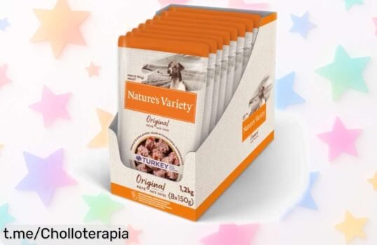 Delicioso paté para perros mini Nature’s Variety con pavo: 8 latitas que cuidan su digestión y le dan un festín a precio loco, tu perro es feliz ¡y tú también!