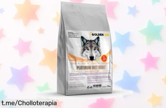 Delicioso pienso Golden 22k Platinum Diet para perros medianos y grandes, ¡ahora con un ofertón que hará ladrar de alegría a tu peludo!