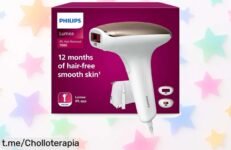 Depiladora Philips Lumea Advanced BRI921/00 con sensor de tono, ¡rebaja loca! Dile adiós al vello visible y disfruta ya de una piel suave como nunca antes.