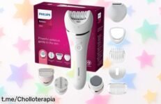 Depiladora Philips Serie 8000 con 9 funciones en oferta, elimina el vello de forma rápida y efectiva; no te quedes sin la tuya, ¡aprovéchala antes que desaparezca!