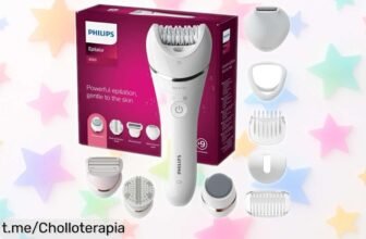 Depiladora Philips Serie 8000 con 9 funciones en oferta, elimina el vello de forma rápida y efectiva; no te quedes sin la tuya, ¡aprovéchala antes que desaparezca!