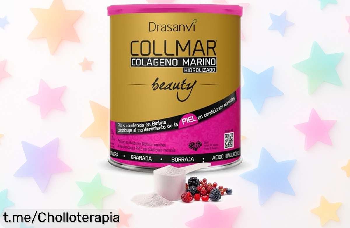 Descubre el colágeno marino de Drasanvi Collmar con un sabor increíble y beneficios que rejuvenecen tu piel, ¡chollazo que no puedes dejar escapar!