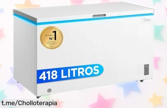 Descubre el congela todo MIDEA Arcon 418L que, además de funcionar sin ruido, mantiene el frío hasta 100 horas y se convierte en frigorífico. ¡No te pierdas este sensacional ofertón!