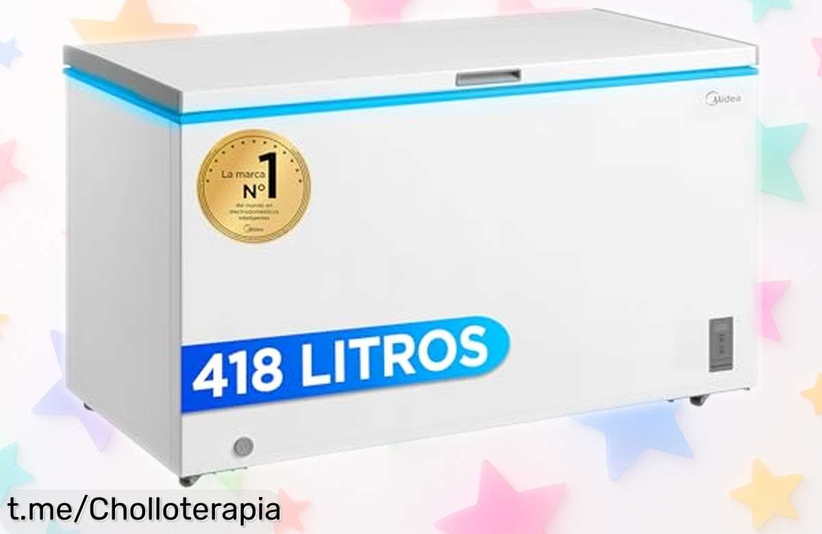 Descubre el congela todo MIDEA Arcon 418L que, además de funcionar sin ruido, mantiene el frío hasta 100 horas y se convierte en frigorífico. ¡No te pierdas este sensacional ofertón!