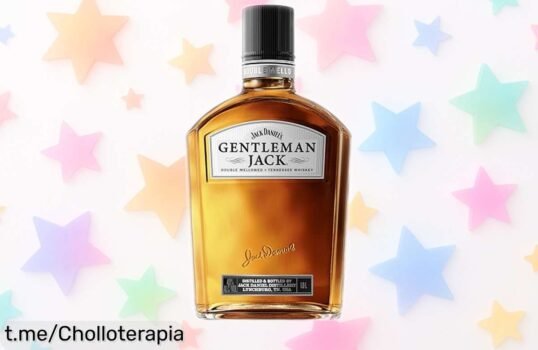 Descubre el exquisito whisky Jack Daniel's Gentleman Jack, rebajado para que te deleites con su suavidad en cada sorbo. No dejes pasar esta oportunidad de disfrutar como un verdadero caballero.