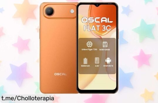 Descubre el increíble móvil OSCAL Flat 3C, ideal para navegar y chatear con su pantalla grande y 4G, ¡ahora a un precio de locos que no querrás dejar escapar!