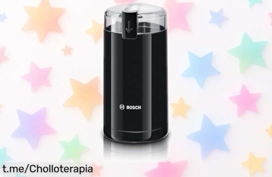 Descubre el molinillo eléctrico de café Bosch TSM6A013B rebajado, muele fino y seguro para compartir momentos especiales; ¡aprovéchalo antes que se agote!