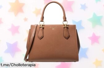 Descubre la elegante bolsa de mano Michael Kors Marilyn en cuero, ¡ahora a un precio que no cuadra! Lleva todo sin problemas y siente el estilo con cada uso.