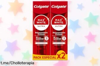 Descubre la increíble pasta de dientes blanqueadora Colgate Max White Ultra Active Foam, ¡el ofertón que iluminará tu sonrisa en solo 3 días! ¡No te lo pierdas!