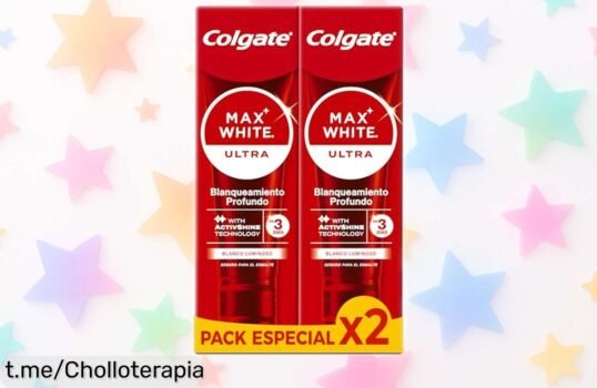 Descubre la increíble pasta de dientes blanqueadora Colgate Max White Ultra Active Foam, ¡el ofertón que iluminará tu sonrisa en solo 3 días! ¡No te lo pierdas!
