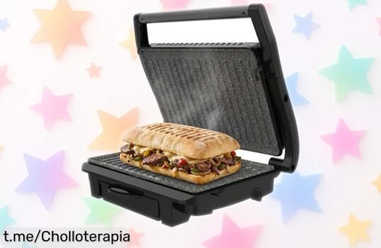 Descubre la parrilla eléctrica Cecotec Rock'Ngrill Dark 1000 Pro, ¡ahora a un precio incomparabe! Come rico y fácil, no te lo pierdas o te arrepentirás.
