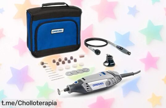 Descubre la potente multiherramienta Dremel 3000 con un increíble kit de accesorios, ¡rebajada a un precio que está regalado y lista para todos tus proyectos!