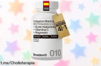 Descubre las 90 cápsulas de colágeno marino que transformarán tu piel, huesos y uñas a un precio que te dejará sin palabras. ¡No te lo pierdas!