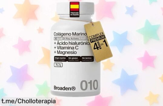 Descubre las 90 cápsulas de colágeno marino que transformarán tu piel, huesos y uñas a un precio que te dejará sin palabras. ¡No te lo pierdas!