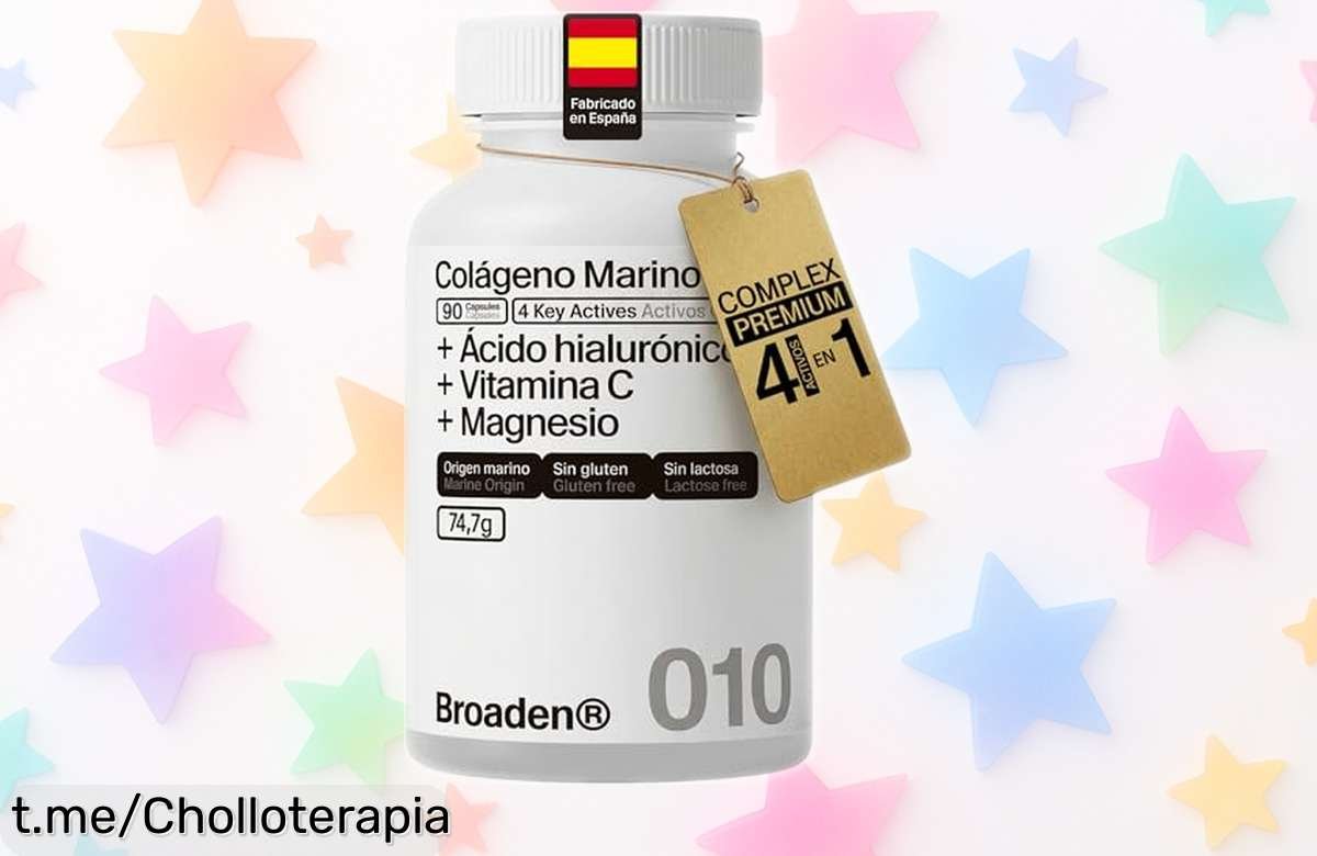 Descubre las 90 cápsulas de colágeno marino que transformarán tu piel, huesos y uñas a un precio que te dejará sin palabras. ¡No te lo pierdas!