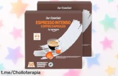 Descubre las cápsulas de café Amazon Espresso Intenso pack 2x50 a un precio regalado para disfrutar cada sorbo y comenzar el día con energía inigualable. ¡No te quedes sin tu dosis!
