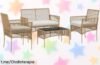 Deslumbrante conjunto de jardín Outsunny para 4 piezas, ¡oferta que no puedes dejar pasar para disfrutar tus momentos al aire libre con estilo y comodidad!
