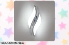 Deslumbrante lámpara de pared Goeco con diseño en forma de ola a precio loco, ideal para iluminar tu hogar y darle un toque moderno. ¡No te quedes sin la tuya!