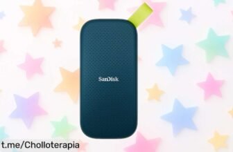 Disco duro externo SanDisk 1TB, veloz y robusto: ¡el ofertón que necesitas para guardar tus esos recuerdos sin preocupaciones! Aprovecha ahora este preciosísimo chollo.