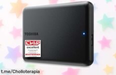 Disco duro externo Toshiba Canvio Partner 1TB a un precio de escándalo: guarda tus recuerdos y vive la velocidad de transferencia más rápida ¡no te lo pierdas!