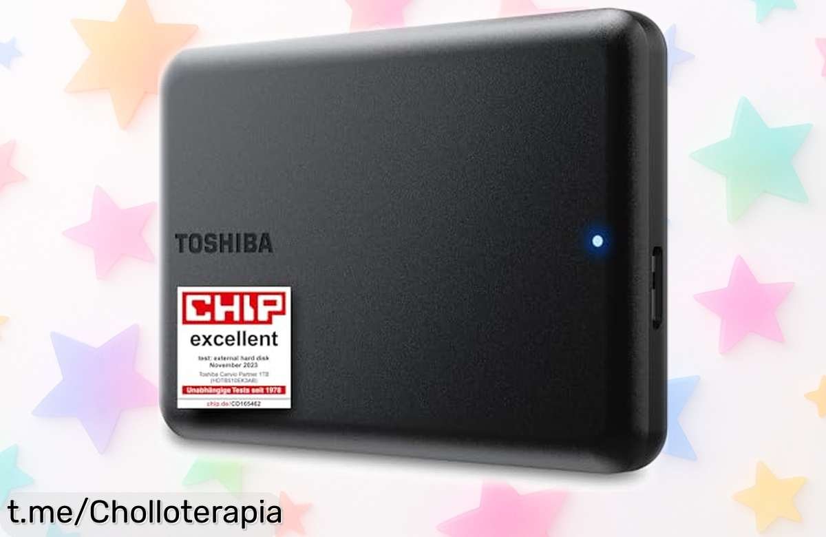 Disco duro externo Toshiba Canvio Partner 1TB a un precio de escándalo: guarda tus recuerdos y vive la velocidad de transferencia más rápida ¡no te lo pierdas!