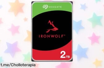 Disco duro interno 2TB Seagate IronWolf para NAS, ¡ofertón de fiabilidad impresionante y caché enorme que no querrás dejar pasar! Aprovéchalo antes de que se esfume.