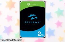 Disco duro interno Seagate SkyHawk 2TB para grabar hasta 64 cámaras HD a precio de ganga, ¡no pierdas la oportunidad de cuidar lo que más quieres!