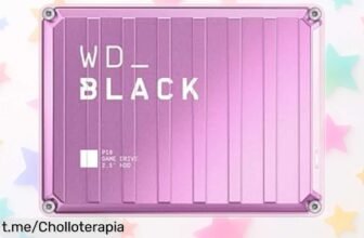Disco duro portátil WDBlack P10 de 4TB para tus juegos, ¡a un precio loco! No pierdas la oportunidad de jugar sin tirones y disfruta al máximo.