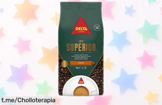 Disfruta de 1 kilo de café en grano Delta Cafés Lote Superior, el super chollo que transformará tus mañanas y te llenará de energía desde el primer sorbo. ¡No lo dejes escapar!