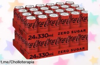 Disfruta de 48 latas de Coca-Cola y Coca-Cola Zero a un precio nunca visto: ¡burbujas infinitas para disfrutar con quien quieras, pero apresúrate que se agota!