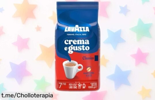 Disfruta del sabor intenso de un kilo de café Lavazza crema e gusto clásico a precio regalado, ¡no te lo pierdas y despierta tus sentidos ya!