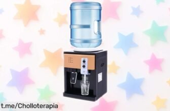 Dispensador eléctrico LENJKYYO de agua fría y caliente, ¡rebajado justo a tiempo para que disfrutes de momentos frescos o calientitos en casa u oficina!