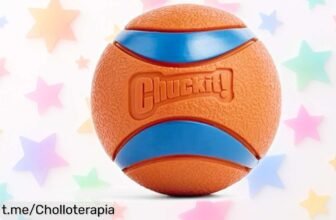 Divertida pelota Chuckit Ultra Ball para perros: el juguete que flota y aguanta todo, ahora a un precio de escándalo ¡corre y haz feliz a tu mejor amigo!