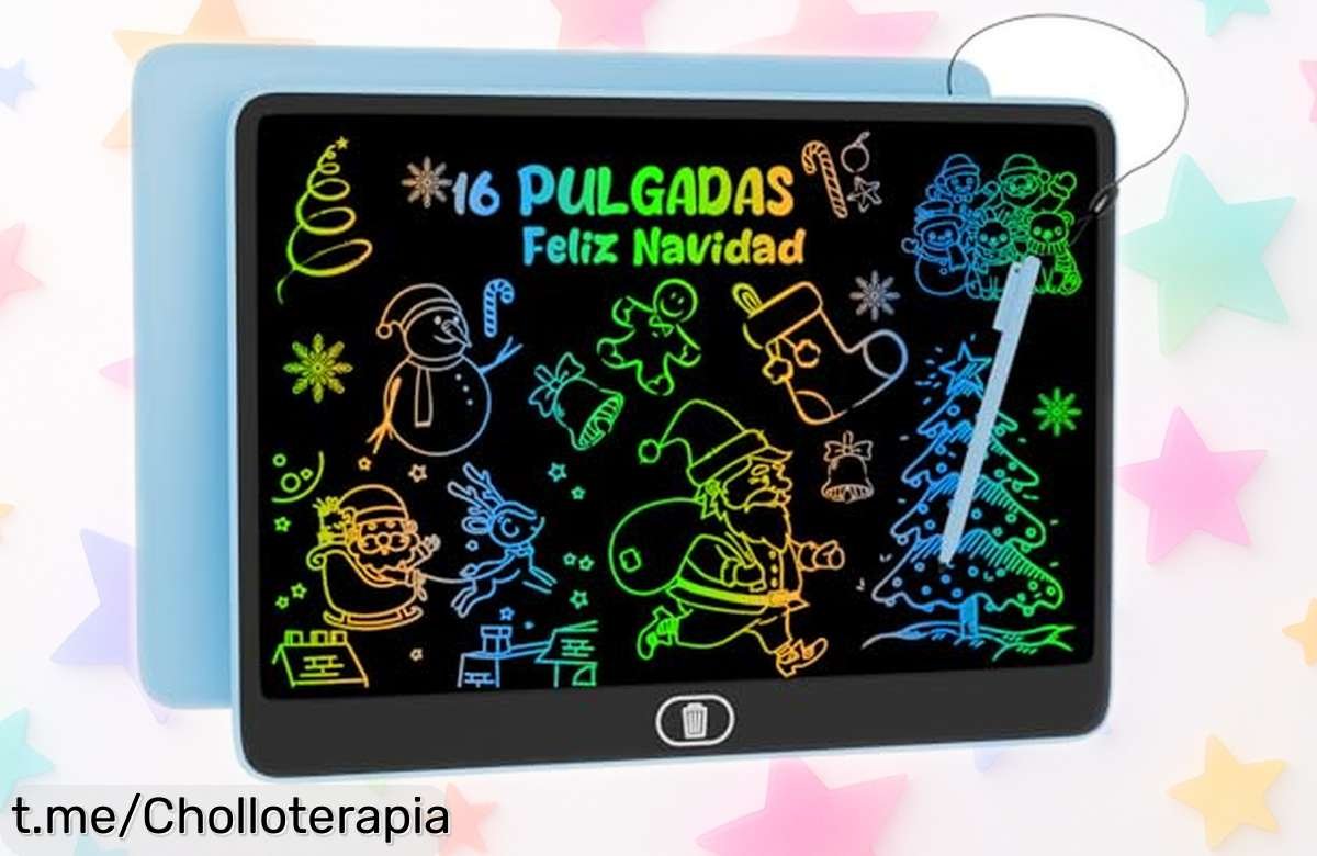 Divertida tableta de escritura LCD Electight para niños con bloqueo y borrado, ¡súper ligera y creativa a precio loco! No te lo pierdas, impulsa su imaginación ya mismo.
