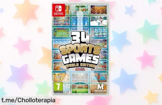 Divertido pack de 34 Sports Games para Switch que te hará disfrutar con amigos ¡Con este precio rebajado, no puedes dejarlo pasar!