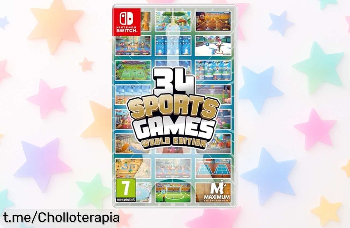 Divertido pack de 34 Sports Games para Switch que te hará disfrutar con amigos ¡Con este precio rebajado, no puedes dejarlo pasar!