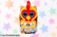 Divertido peluche interactivo Bartolito de Bandai que habla y canta para aprender jugando; ¡llega con pilas incluidas! Oferta limitada para hacer sonreír a los peques.