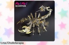 Diviértete montando increíbles bichos mecánicos 3D con este kit antiestrés, ¡rebajado a un precio regalado que no podrás resistir!