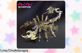 Diviértete montando increíbles bichos mecánicos 3D con este kit antiestrés, ¡rebajado a un precio regalado que no podrás resistir!