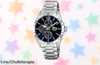 Elegante reloj analógico Lotus 18812/4 para hombre, ahora tirado de precio: no te pierdas esta oportunidad de lucirlo con estilo y que todos lo noten. ¡Hazlo tuyo hoy!