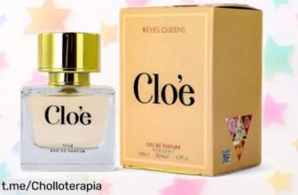 Elegante y actual perfume femenino Clo’e Eau de Parfum de Reyes Queens a un precio que no cuadra, ¡no te quedes sin este aroma irresistible!