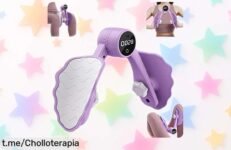 Entrenador de cadera y músculos pélvicos HUYIWEI con pantalla LCD a precio rebajado, ¡tonifica tu cuerpo cómodamente en casa y siente la diferencia ahora mismo!