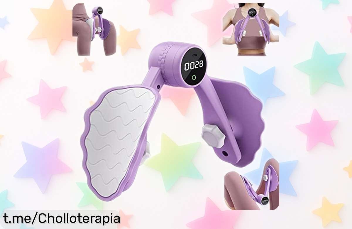 Entrenador de cadera y músculos pélvicos HUYIWEI con pantalla LCD a precio rebajado, ¡tonifica tu cuerpo cómodamente en casa y siente la diferencia ahora mismo!