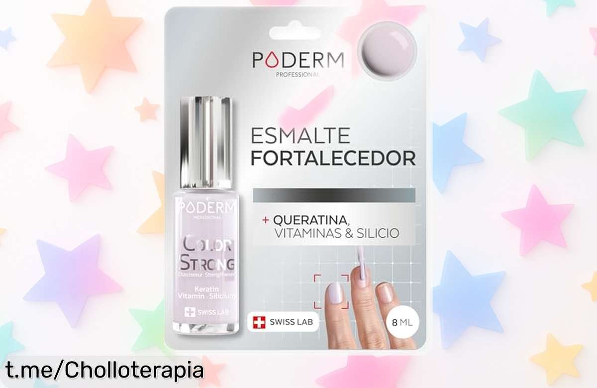 Esmalte fortalecedor de uñas PODERM: repara y protege con biotina y queratina a un precio loco que hará brillar tus manos y pies como nunca antes. ¡No esperes más para lucirlas!